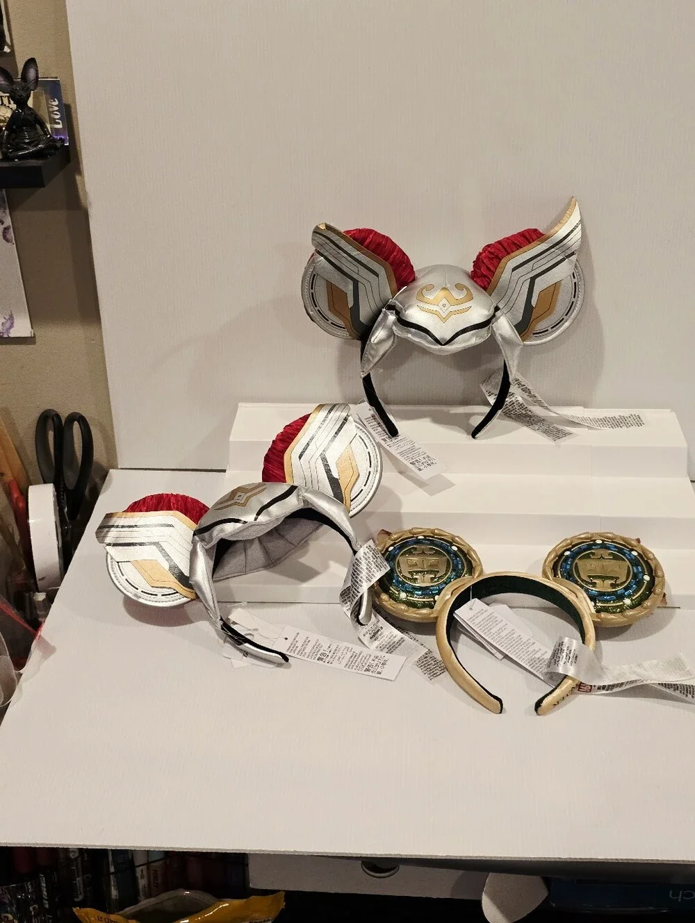 Disney Parks Mickey Ears Marvel Headband Set New